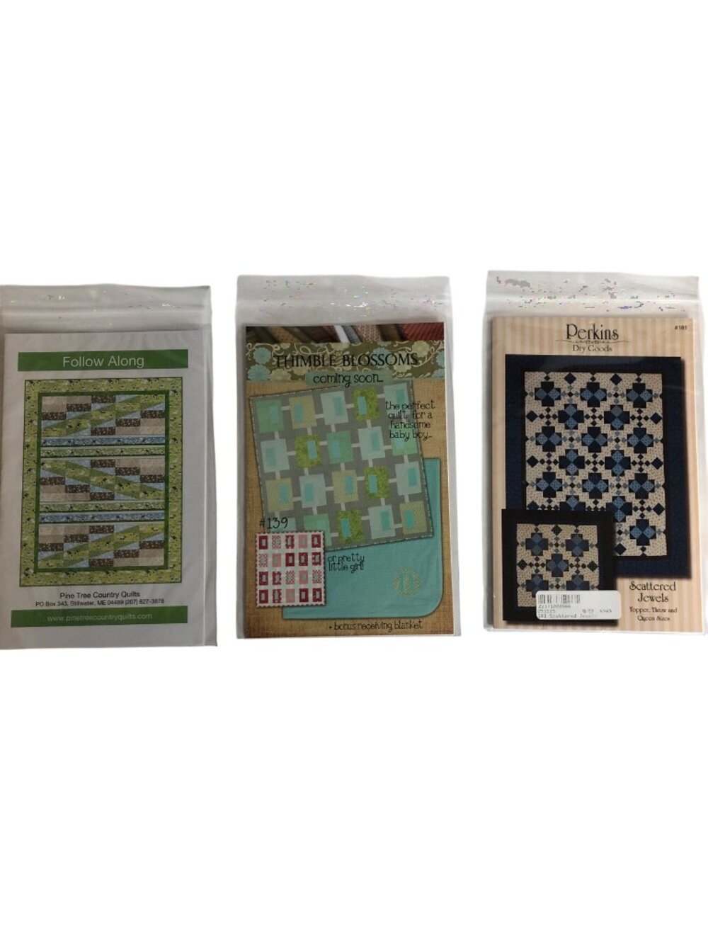 Quilt Patterns Bundle (3) Follow Along Coming Soon Scattered Jewels